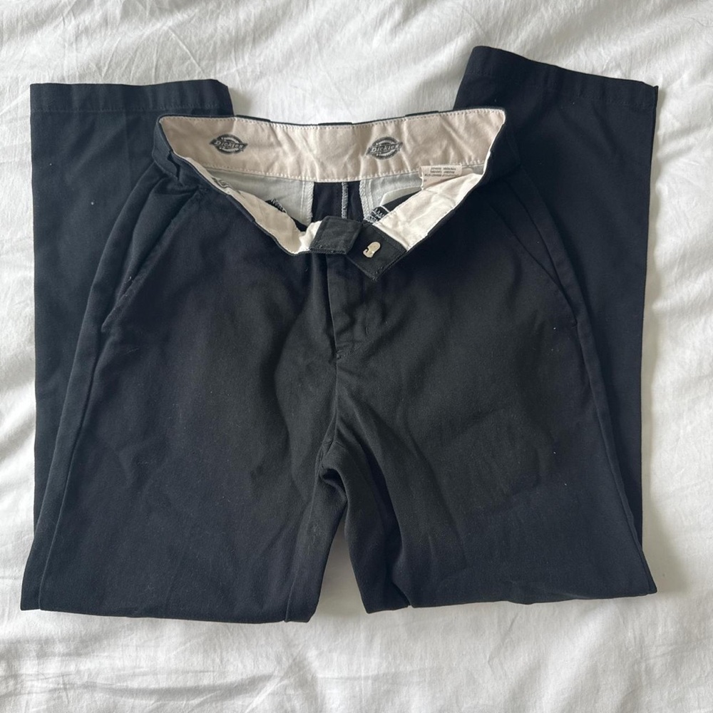 Dickies Men's Black Khaki Pants